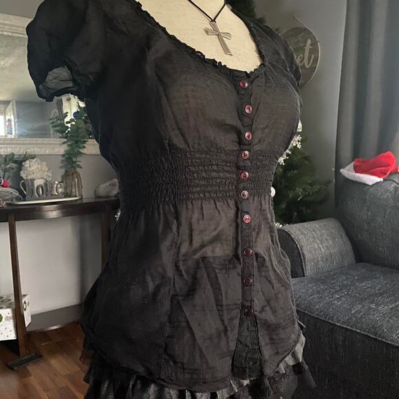 Y2k milkmaid top - Picture 4 of 6